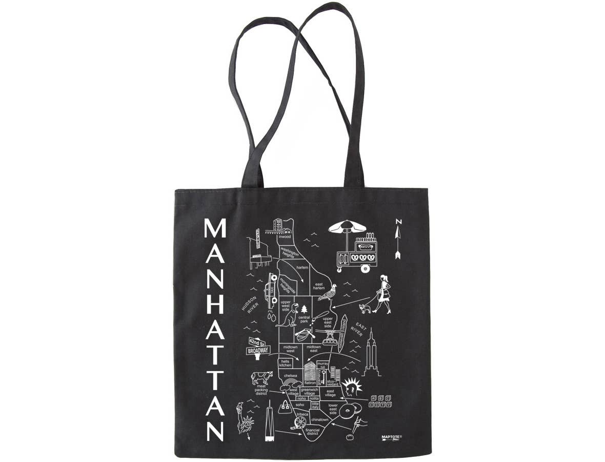 Manhattan Black Everyday Tote