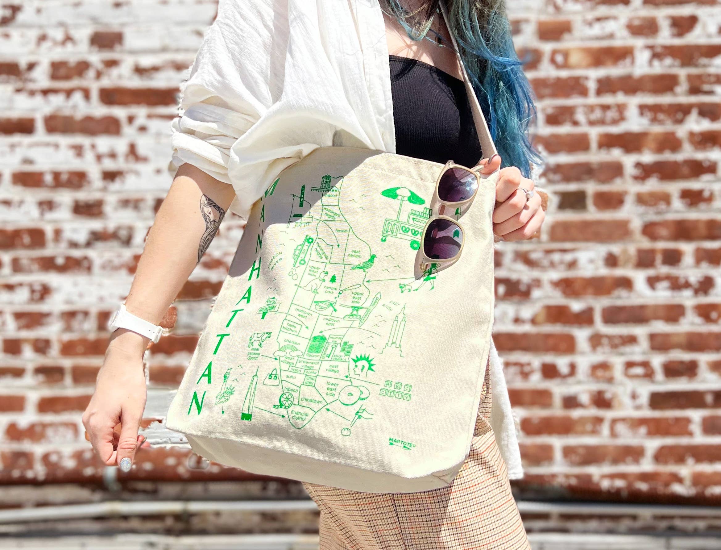 Manhattan Natural Hobo Tote