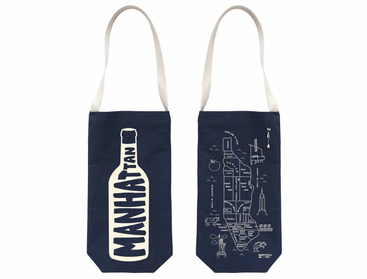 Manhattan Single Wine Totes