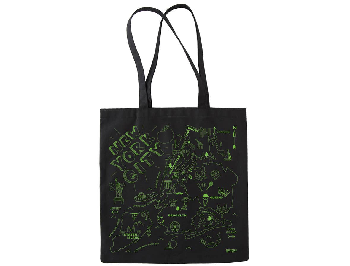 New York City Black Everyday Tote