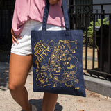 New York City Denim Tote