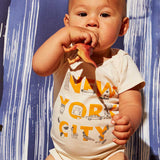 New York City Font Baby One-Piece