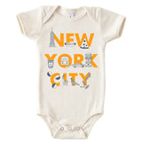 New York City Font Baby One-Piece