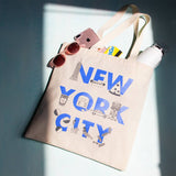 New York City Font Grocery Tote