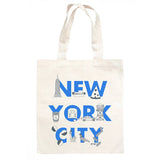 New York City Font Grocery Tote