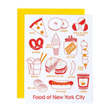 New York City Foodie Greeting Card