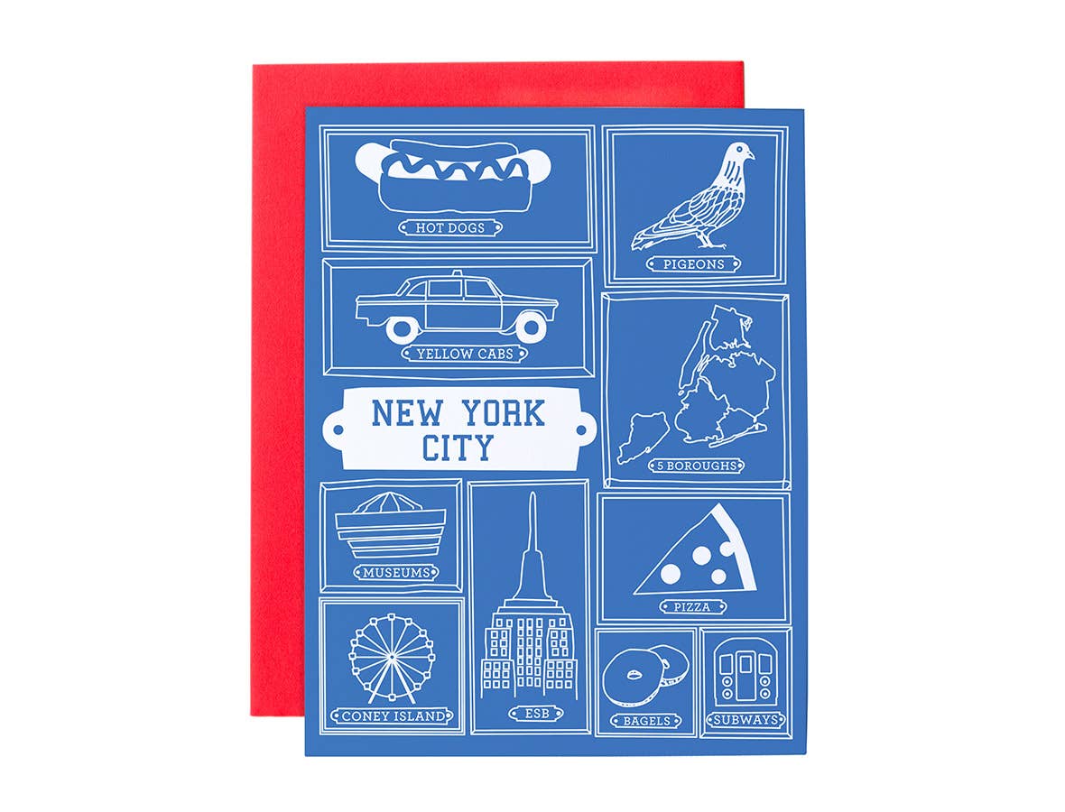 New York City Frames Greeting Card