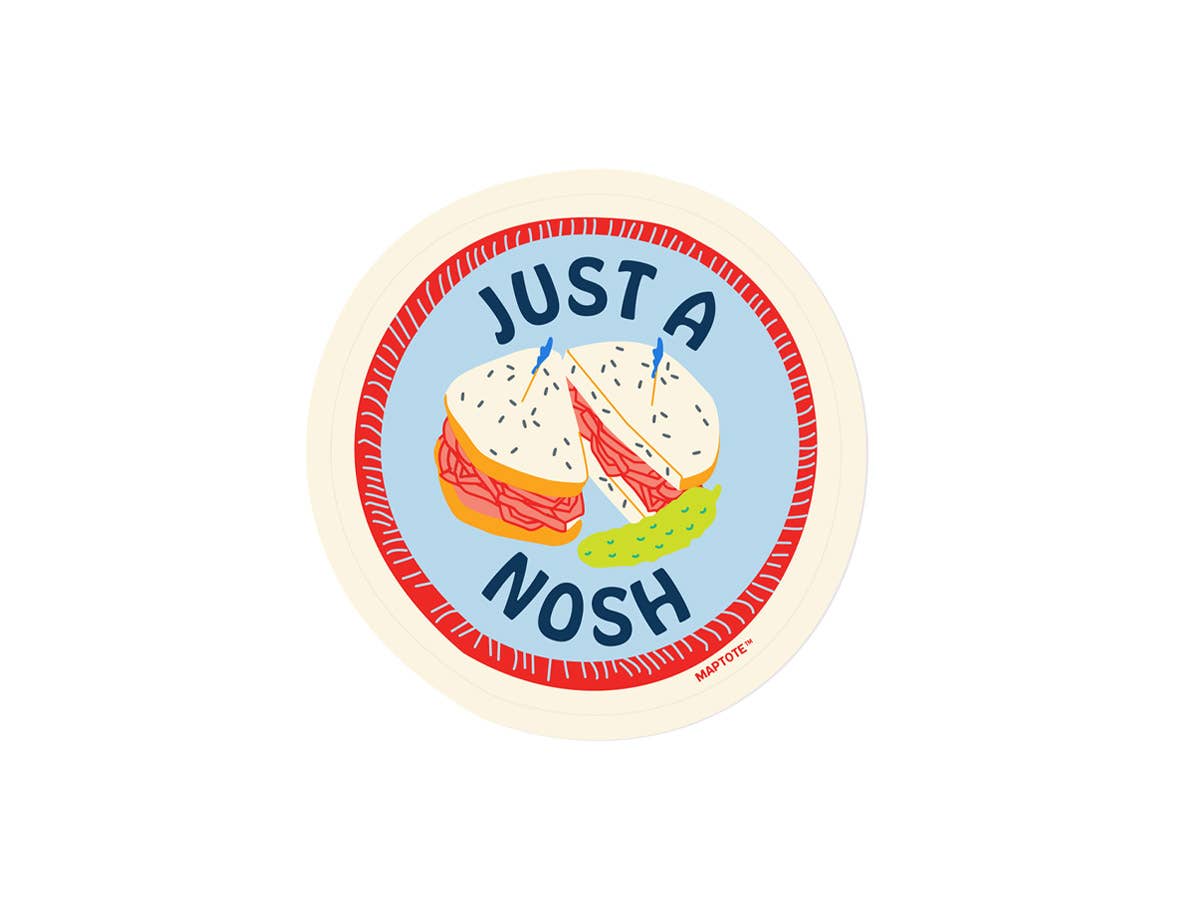 New York City Just A Nosh Sandwich Sticker