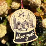 New York City Wood Ornament