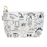 New York City Zipped Pouch