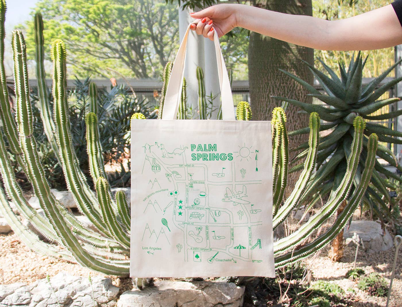 Palm Springs Grocery Tote