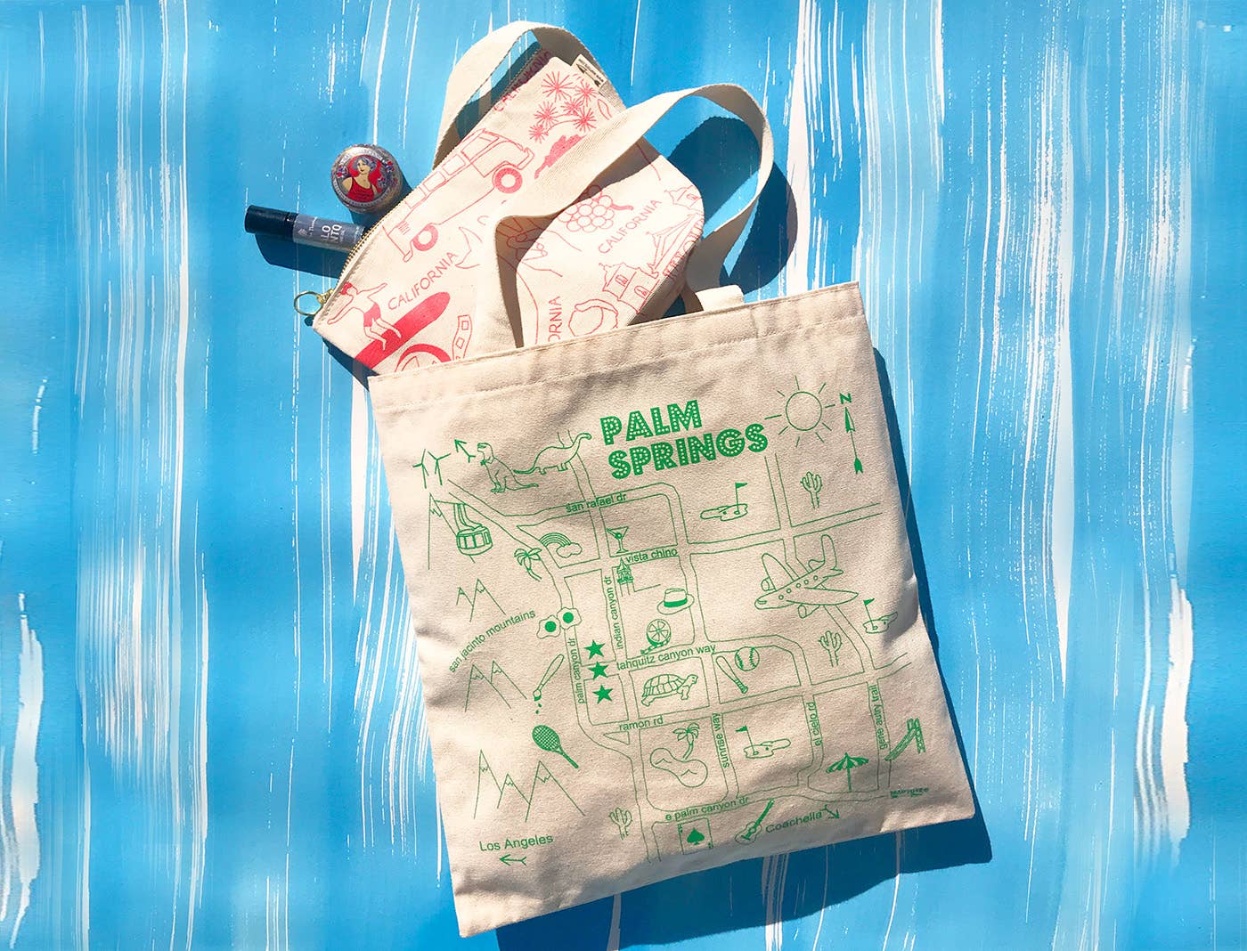 Palm Springs Grocery Tote