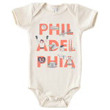 Philadelphia Font Baby One-Piece