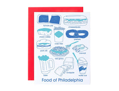 Philadelphia Foodie Greeting Card