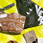 Philadelphia Pins & Patches Zipped Pouch