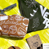 Philadelphia Pins & Patches Zipped Pouch