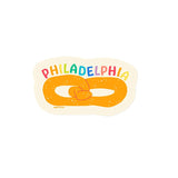 Philadelphia Rainbow Pretzel Sticker