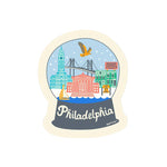 Philadelphia Snowglobe Sticker