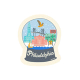 Philadelphia Snowglobe Sticker