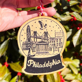 Philadelphia Wood Ornament