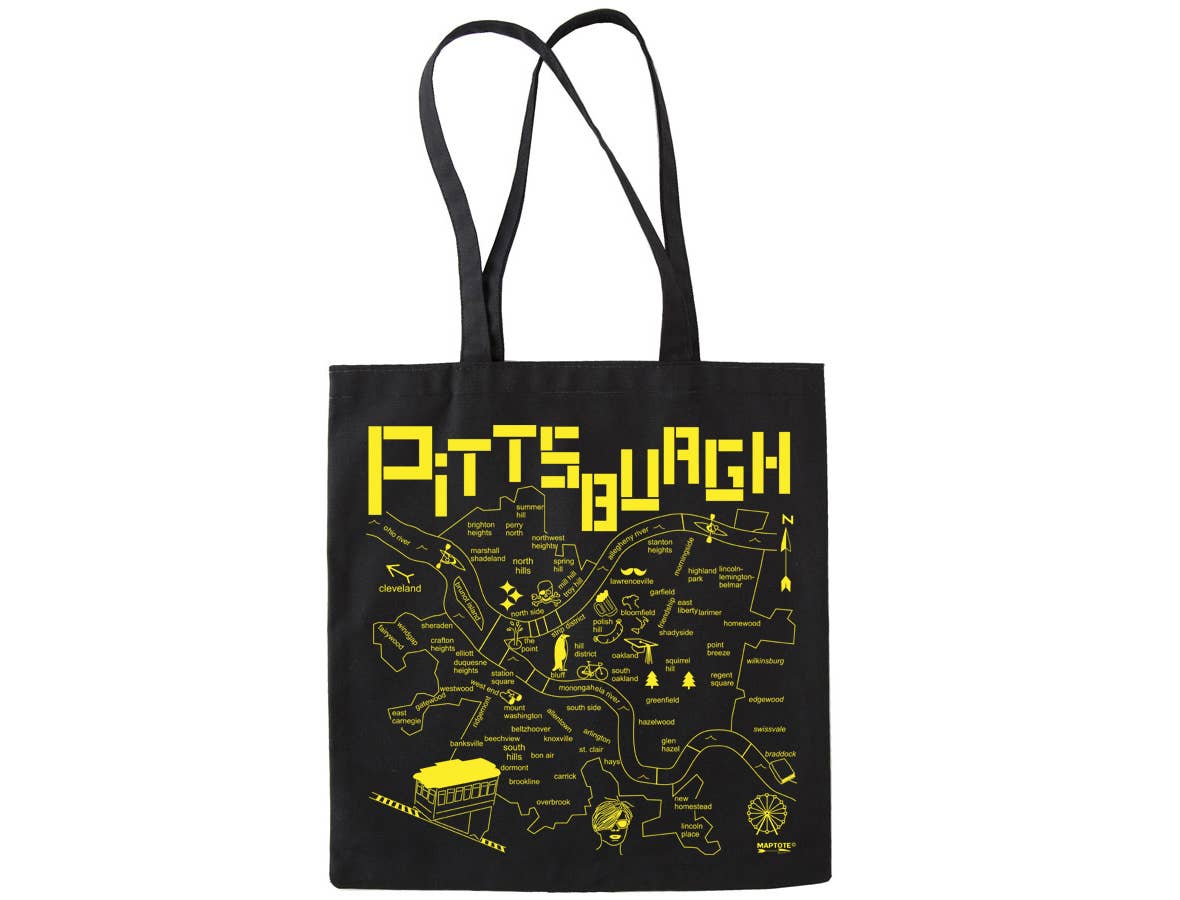 Pittsburgh Black Everyday Tote