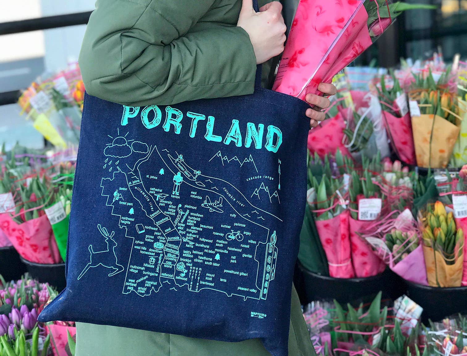 Portland Denim Tote