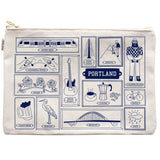 Portland Flat Zip Pouch