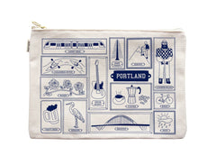 Portland Flat Zip Pouch