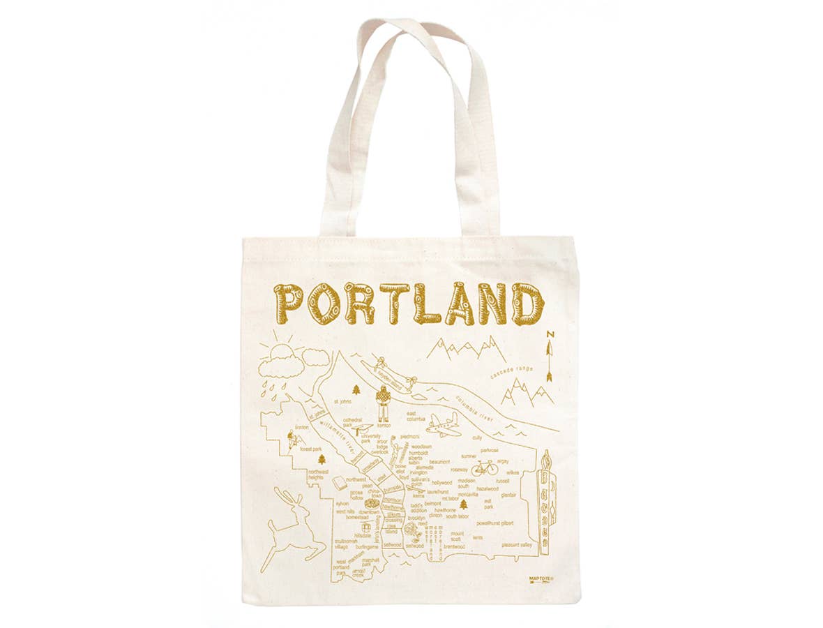 Portland Metallic Grocery Tote