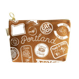 Portland Pins & Patches Zipped Pouch