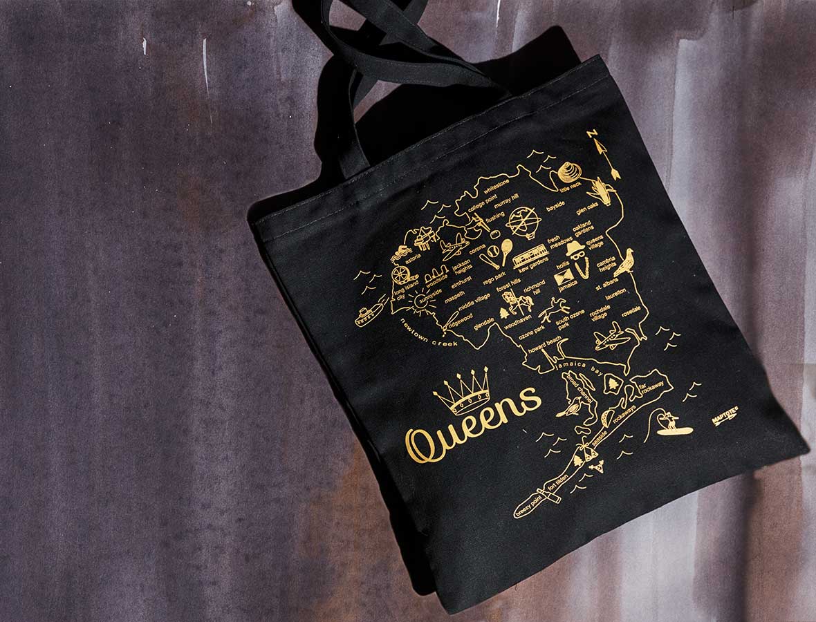 Queens Black Everyday Tote