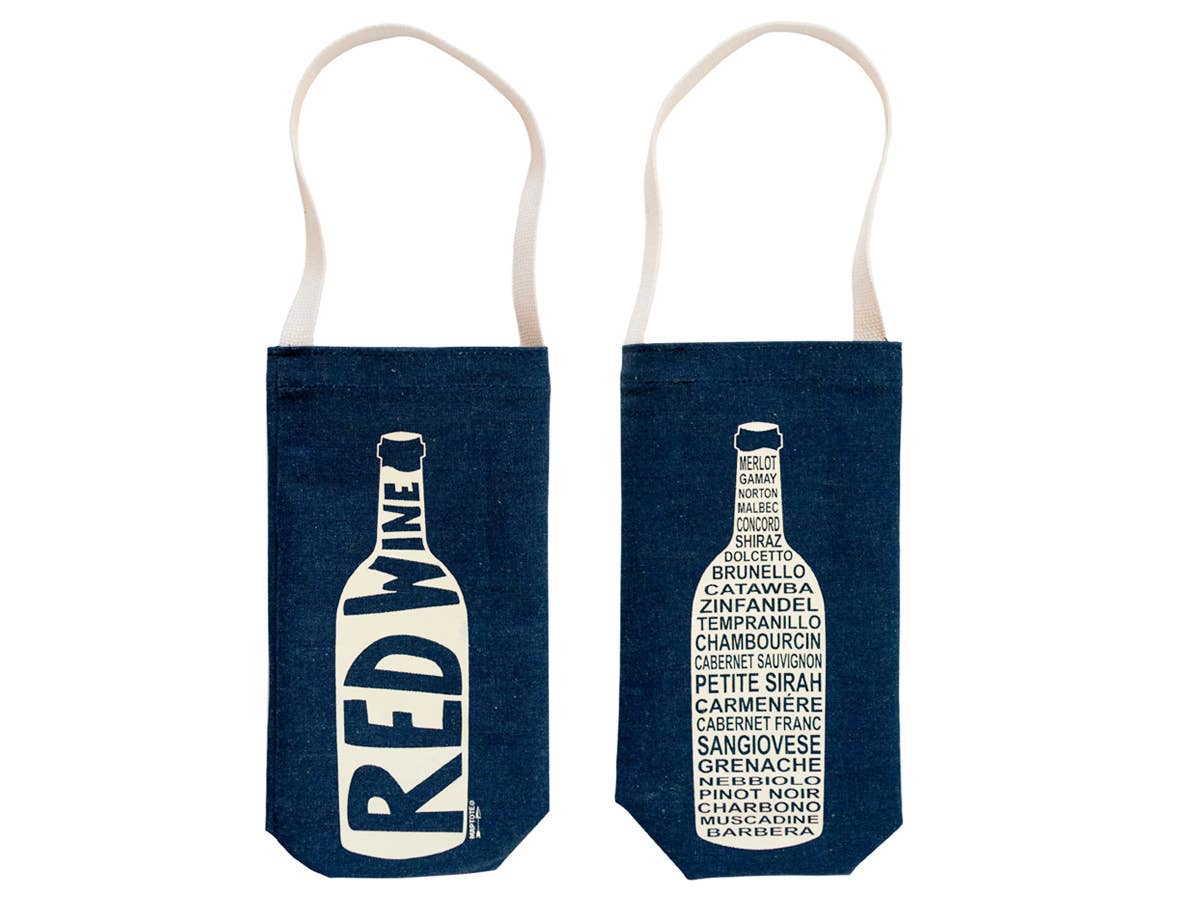 Red Single Wine Totes