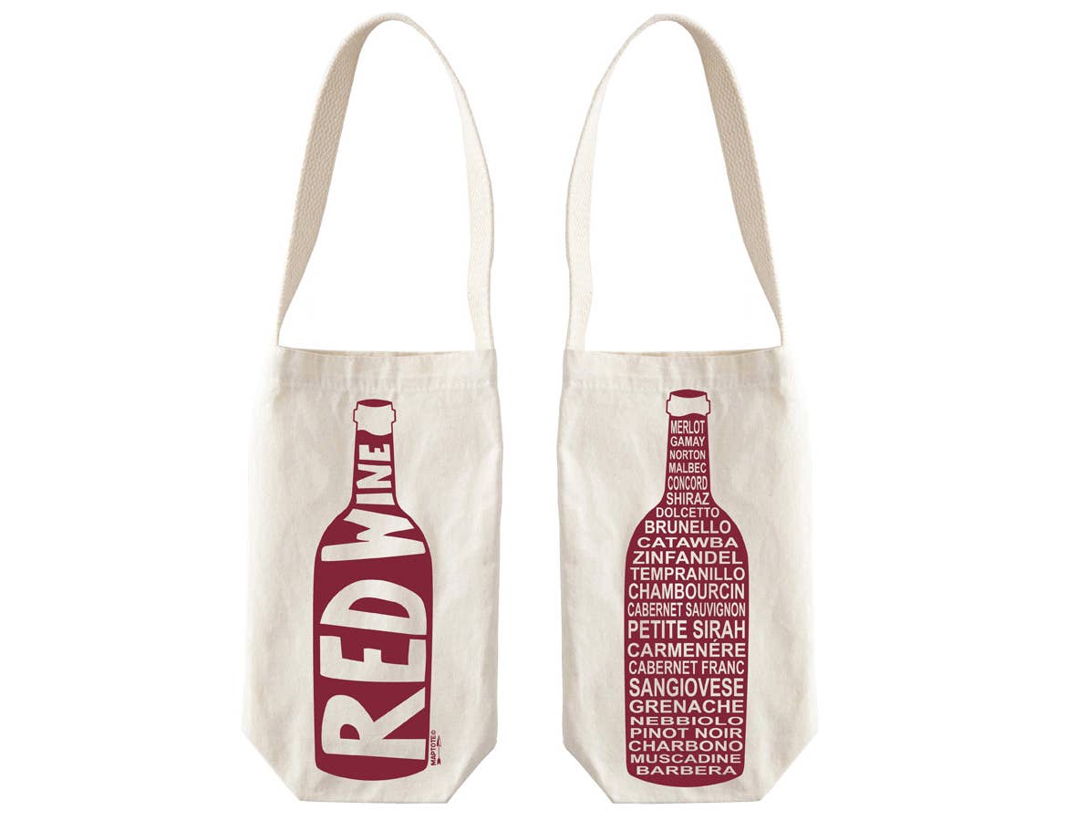 Red Single Wine Totes