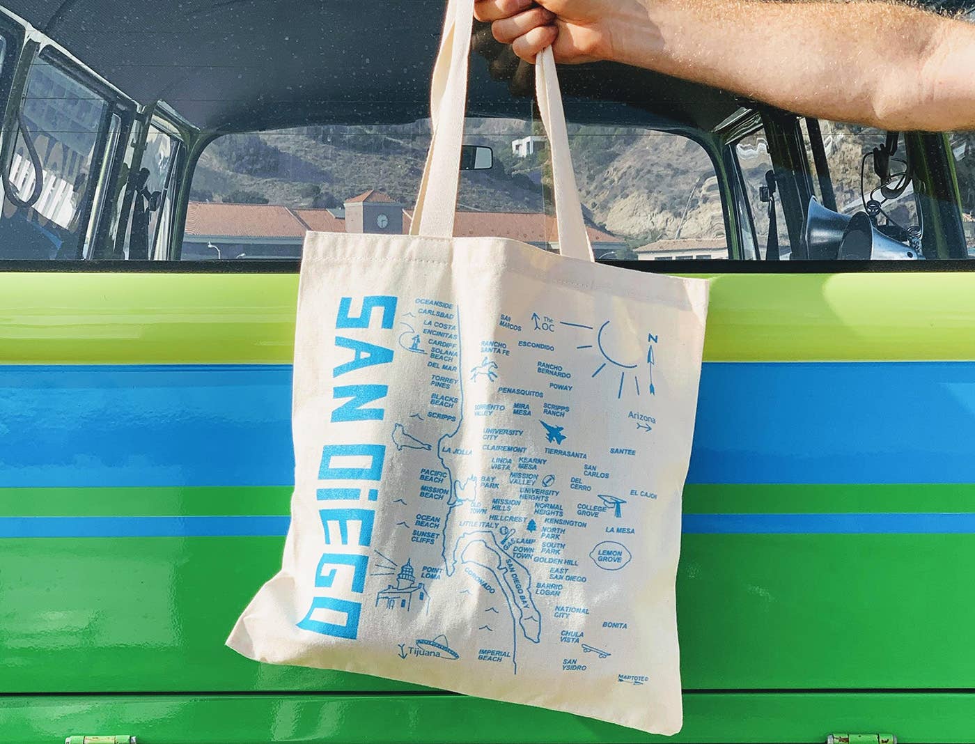 San Diego Grocery Tote