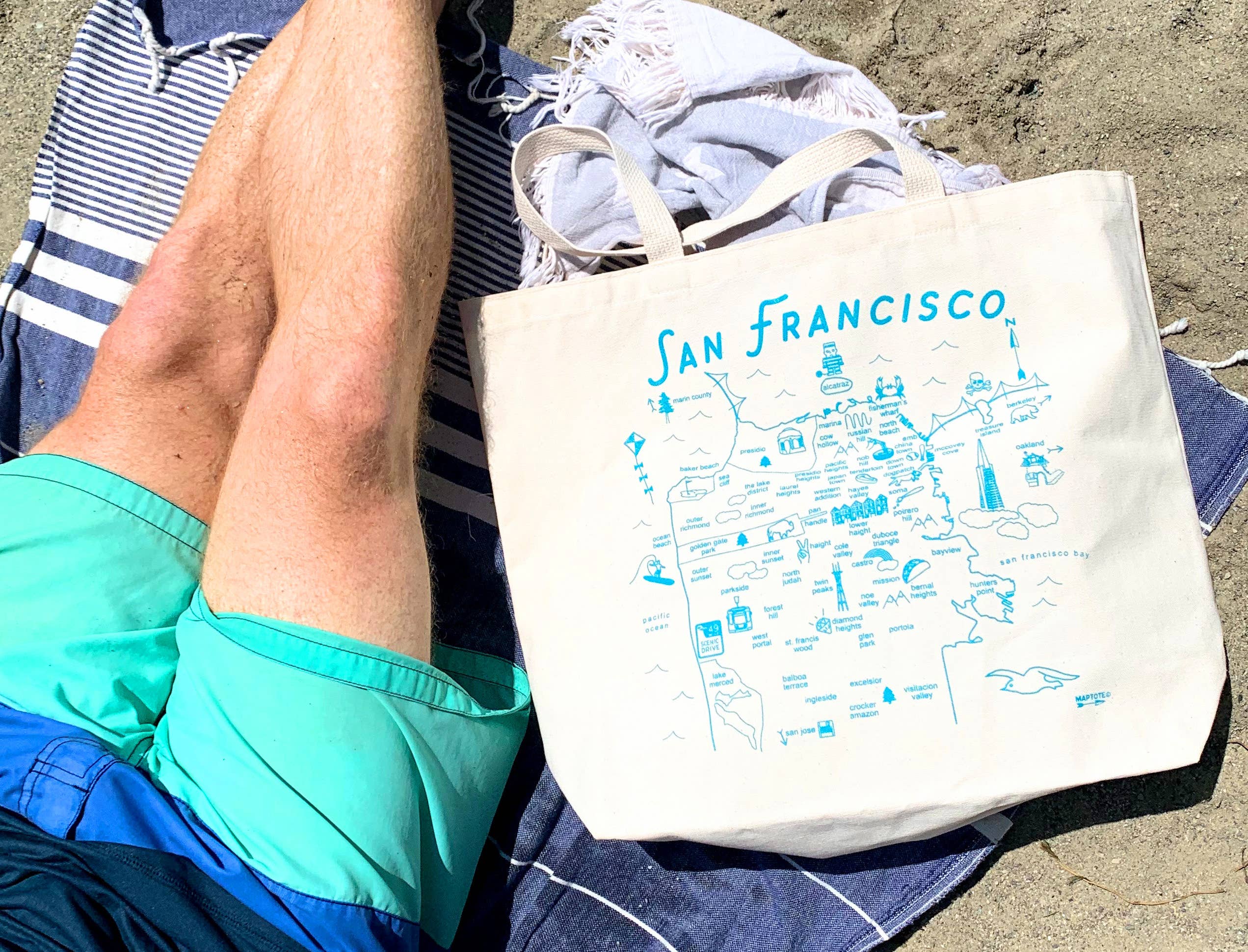 San Francisco Beach Tote