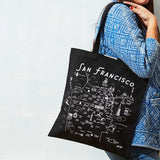 San Francisco Black Everyday Tote