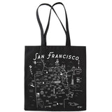 San Francisco Black Everyday Tote