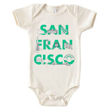 San Francisco Font Baby One-Piece