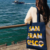 San Francisco Font Denim Tote