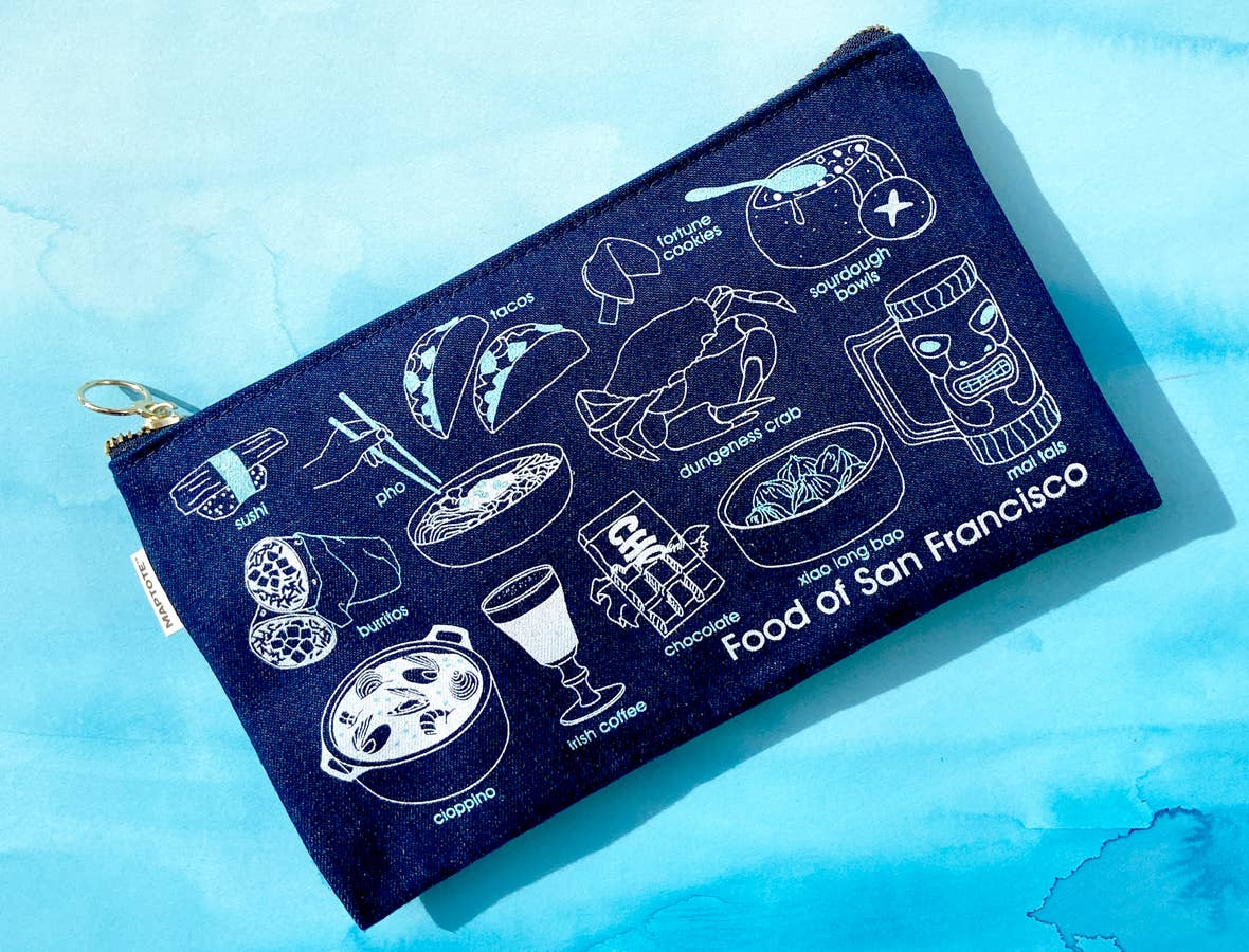 San Francisco Foodie Slim Pouch