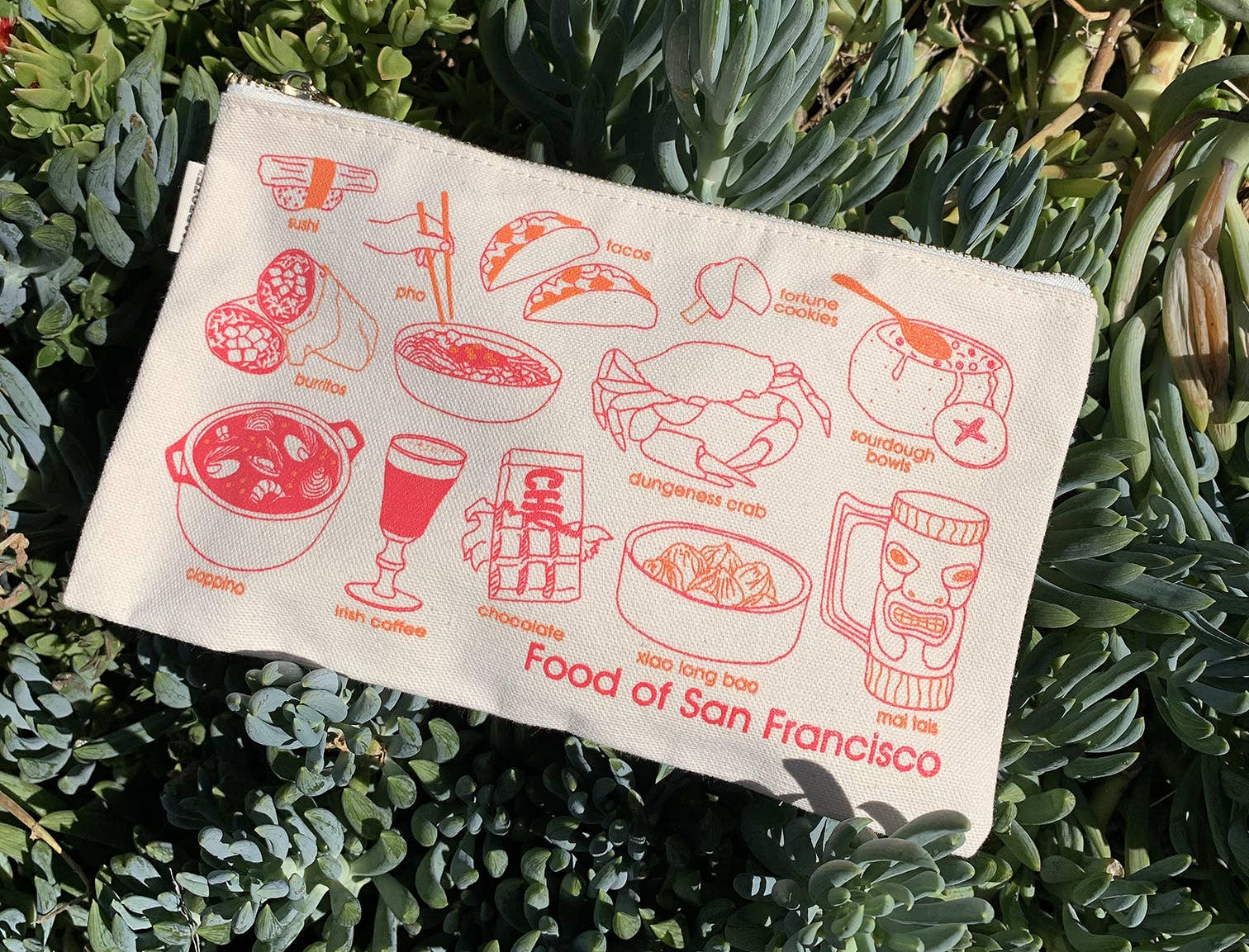 San Francisco Foodie Slim Pouch