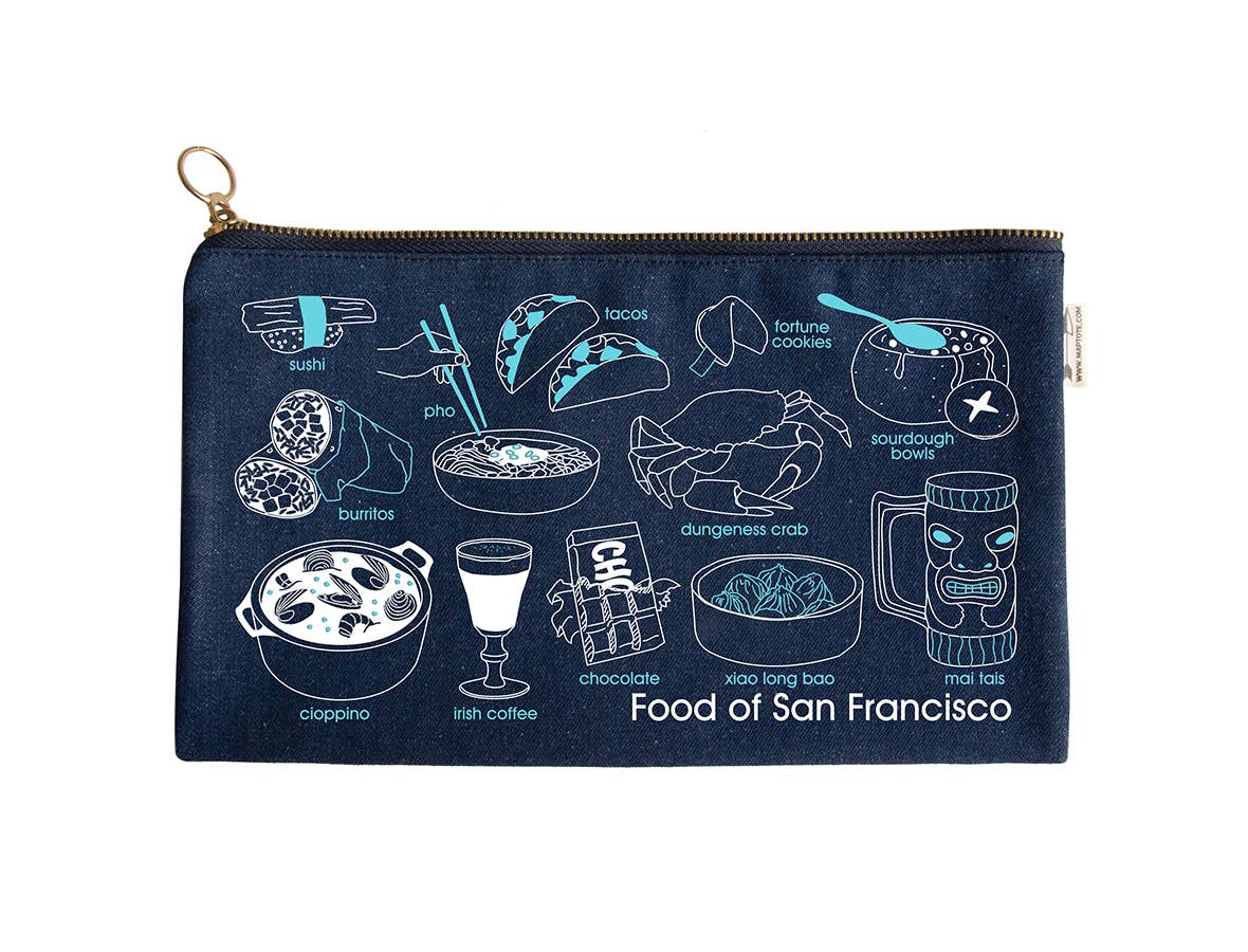 San Francisco Foodie Slim Pouch