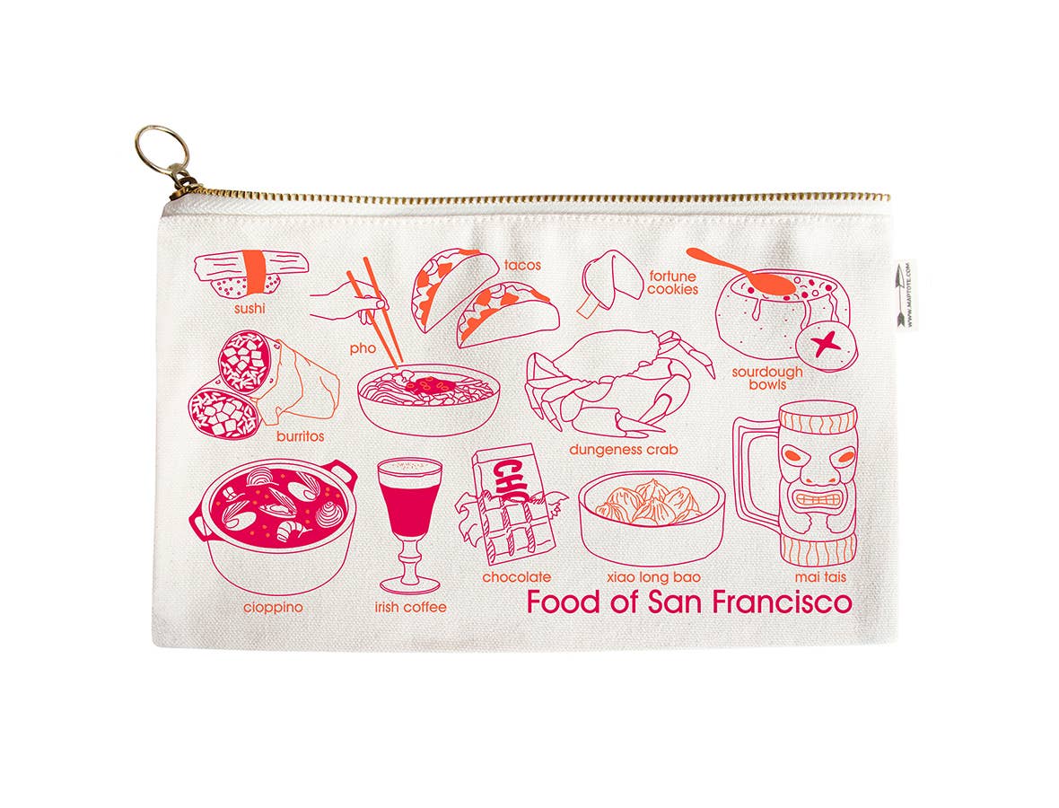 San Francisco Foodie Slim Pouch