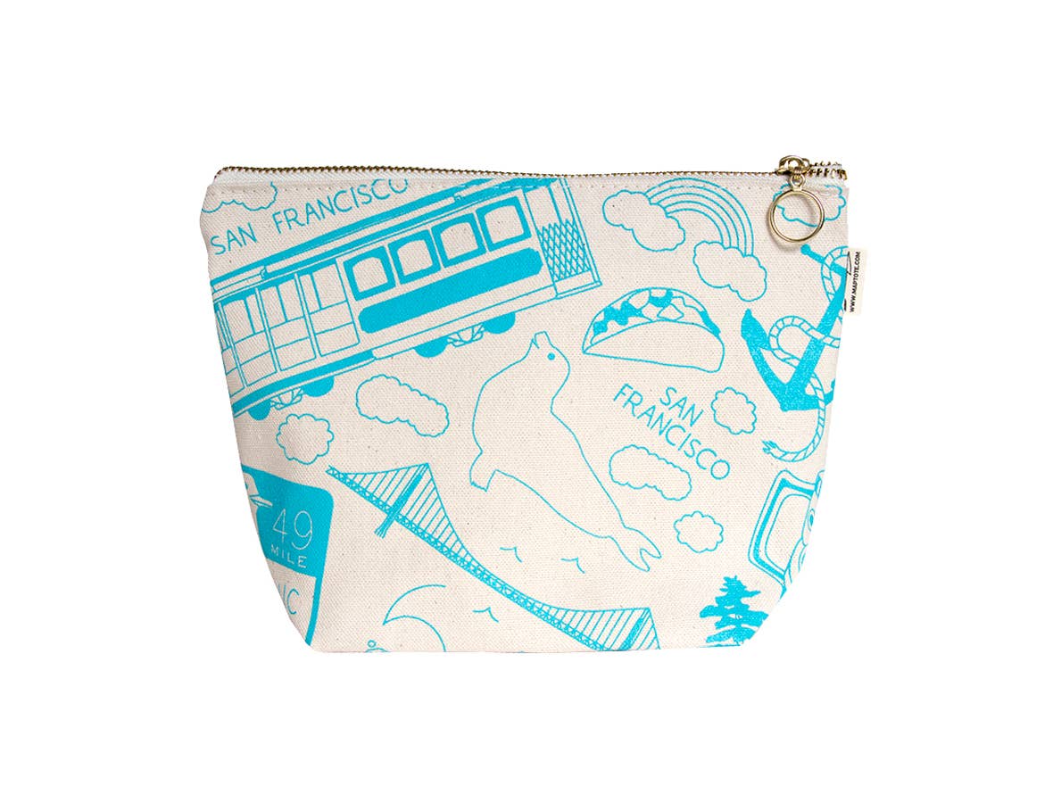 San Francisco Makeup Pouch