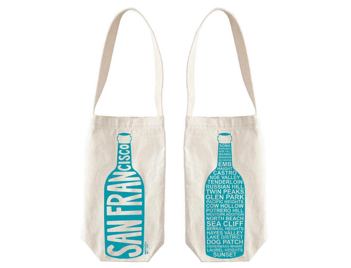 San Francisco Single Wine Totes