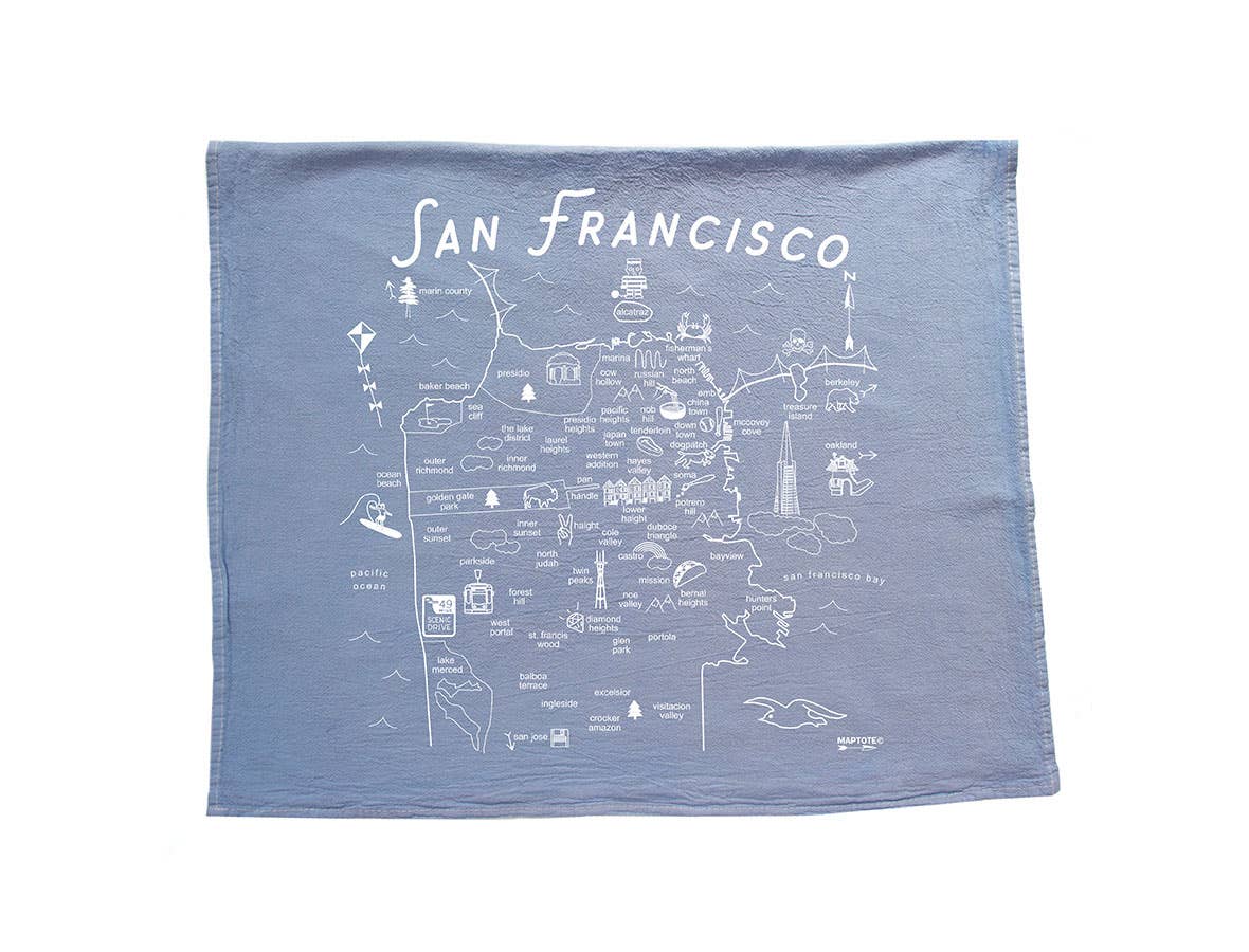 San Francisco Tea Towel