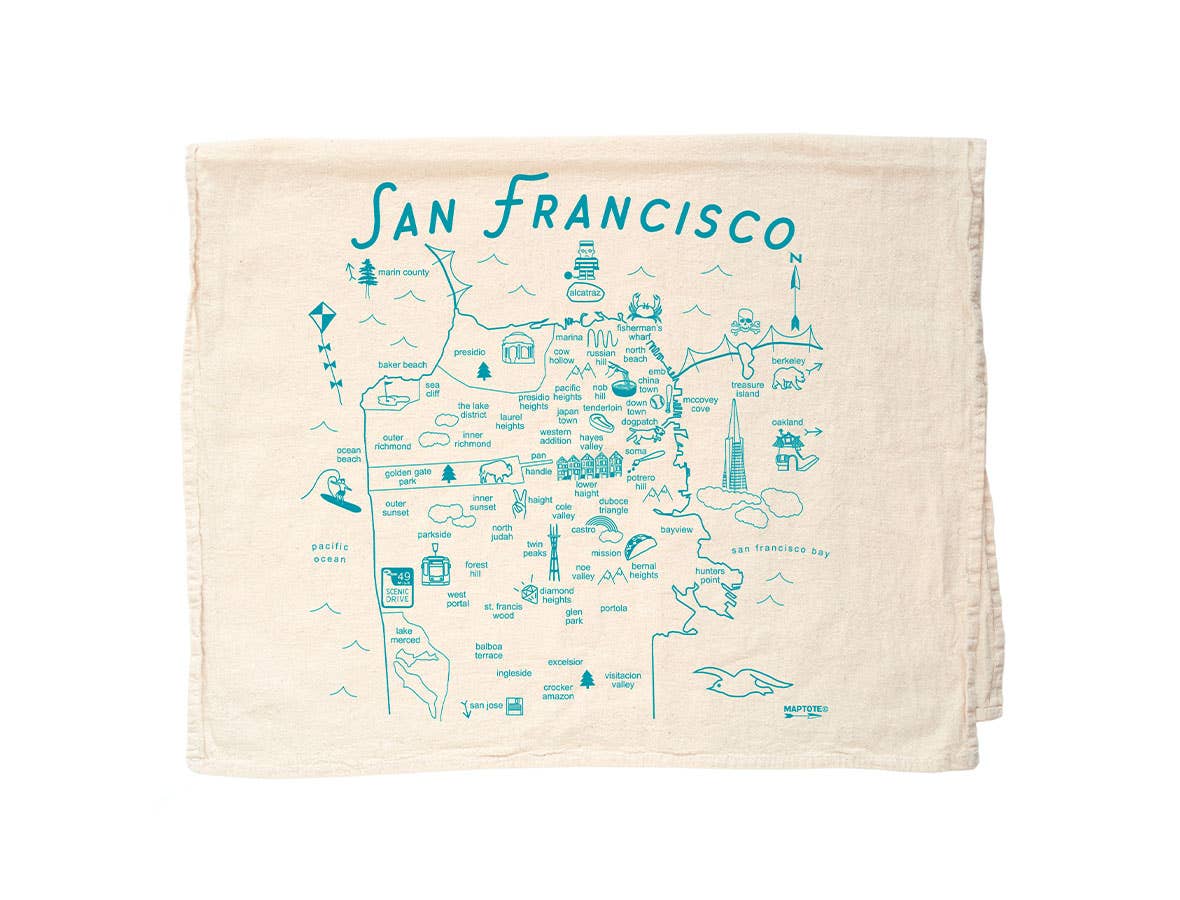 San Francisco Tea Towel