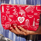 San Francisco Zipped Pouch