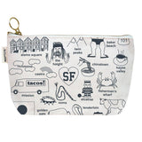 San Francisco Zipped Pouch