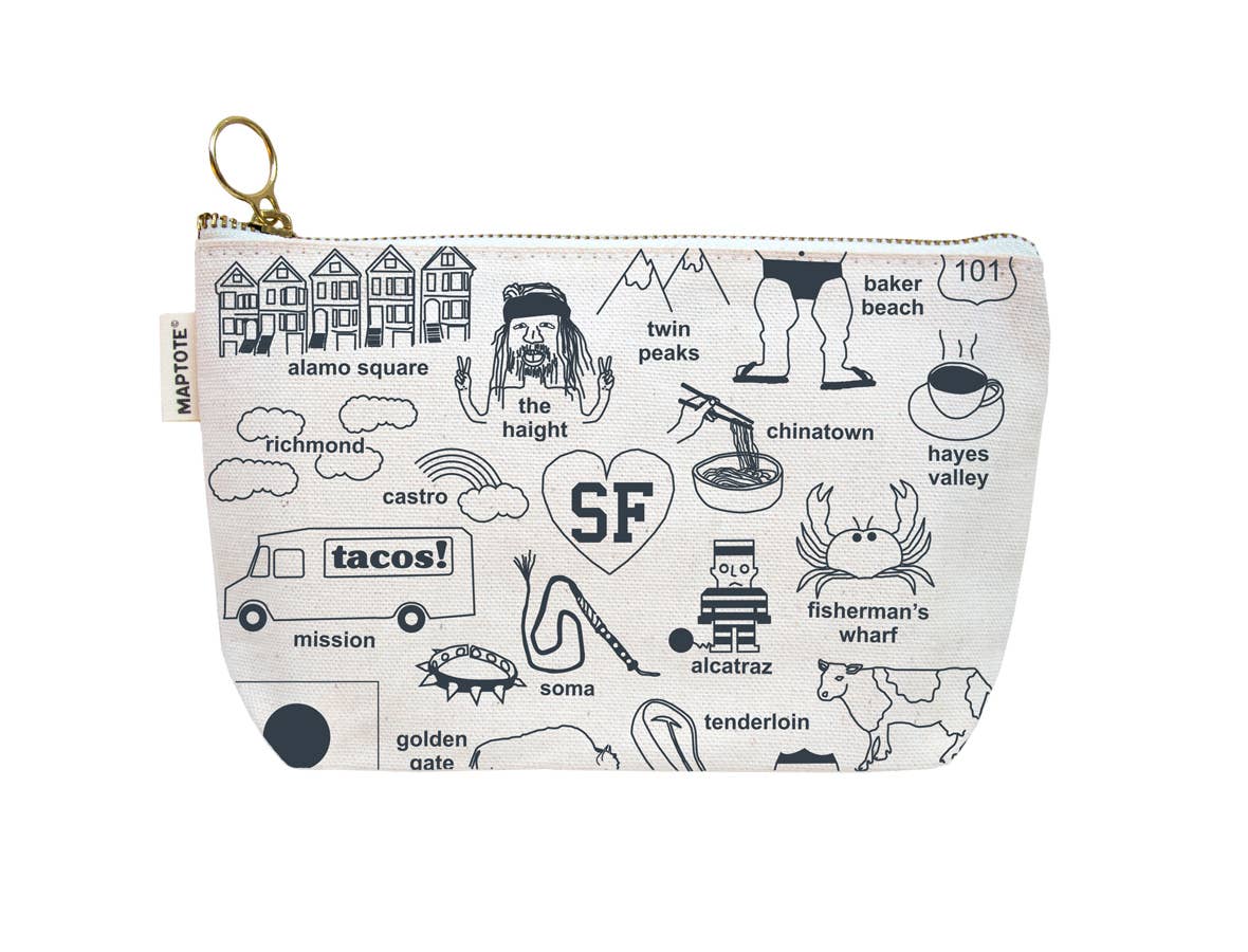 San Francisco Zipped Pouch